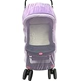 [Jiyaru] 2点セットベビーカー蚊帳 虫除け 安全なメッシュ　虫よけカバー Pink