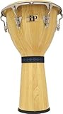 LP エルピー ジャンベ Djembe, Natural Finish, Chrome LP720X