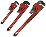 Allied Tools 61200 10-Inch/14-Inch/18-Inch Pipe Wrench Set, 3-Piece [並行輸入品]