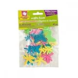 Kole Butterflies & Dragonflies Glitter Foam Stickers [並行輸入品]