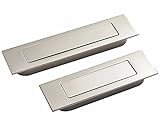 ANB-Brushed stainless steel Invisible,hidden Spring drawer /Sliding door handle Automatic closing du