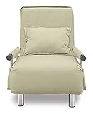 大川家具 関家具 ソファベッド (幅60cm/素材 布) 折りたたみ式 ベージュ 160447