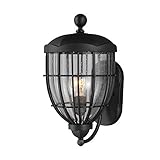 Feiss OL9802TXB 1-Bulb Outdoor Lantern, Textured Black Finish [並行輸入品]