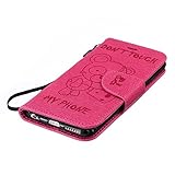 iPhone 6 Plus / iPhone 6S Plus ケース UNEXTATI 手帳型ケース 液晶保護 カバー カード収納 ストラップ 付き Apple iPhone6 Plus / iPho