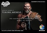 DGアートワーク 1/9 マッスルシリーズ1 ヴァイキング マッスル(バストモデル) 未塗装レジン製組み立てキット DG09B009