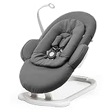 Stokke ストッケ ステップス バウンサー ヘリンボーングレー ホワイトシャーシ