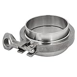 uxcell サニタリークランプフェルールガスケットセット 76mmトリクランプ パイプ外径76mm