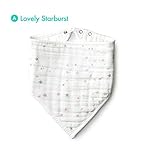 aden + anais (エイデンアンドアネイ) スタイ バンダナ よだれかけ ビブ 出産祝い 1枚 バラ売り 【並行輸入品】 LOVELY STARBURST