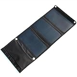 SolarOak 20W ソーラー充電器 モバイルバッテリー 防水ソーラーパネル ノートパソコン / iPhone / iPod / iPad / Android各種他対応 (5VUSBと18V DC