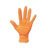 ニトリル 手袋 トレッドグリップ 作業用 パウダーフリー ニトリル合成ゴム 50枚入 (M)