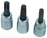 AMPRO T71711 3/8-Inch Drive by T47 Brake Caliper Star Bit Socket [並行輸入品]