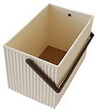 八幡化成 ハンドル付きスクエア型収納 sceltevie omnioffre(オムニオッフル) M アイボリー