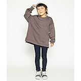 ビールーム（キッズ）（b-ROOM） ビッグシルエット裏毛トレーナー【Mグレー/110】