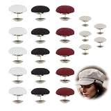 PAVIKE くるみボタン 20個 4色 直径17mm クラフトボタン 固定ピン付き
