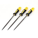 160mmx4mm先端丸やすりは、木材加工ハンドツール3個のファイル