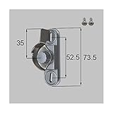 LIXIL 新日軽 引違い窓 錠 クレセント 万能クレセント NCL32RS *製品色・形状等仕様変更になる場合があります*