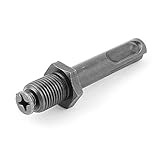 uxcell ドリルチャックアダプタ SDSプラグシャンク 電気ドリル ハードウェア ダークグレー