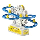 階段を登るトラックのおもちゃ、アヒルの階段を登るおもちゃ、ジェットコースタープレイセット、音楽付きスライドジェットコースター、ライト、動物階段、子供向け屋内遊び用楽しいゲーム 男の子、女の子、子供向け