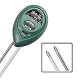 MoonCity 3-in-1 Soil Moisture, Light and pH / acidity Meter Plant Tester,Good for Gardener or plante
