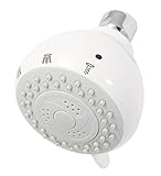 Premier 192034 Three-Setting Showerhead, White [並行輸入品]