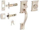 Kwikset 800ADH LIP 15 SMT RCAL 98001-187 Ash Field Single Cylinder Exterior Only Handle Set Featurin