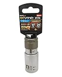 イチネン ミツトモ QCソケット ダブル アウトスライド 17×21 6角 IM-4W1721O-6K