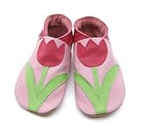 【英国製カーフレザーベビーシューズ】《チューリップ/ピンク tulip/pink XLサイズ 》