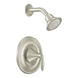 Moen T2132BN-2570 Eva Posi-Temp Shower Trim Kit with Valve, Brushed Nickel [並行輸入品]