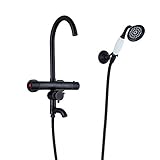 Rozin サーモスタット バスタブの蛇口 オイルは青銅をこすり 浴槽 風呂桶用 混合栓