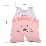 Andux Space ベビー 赤ちゃん 腹掛け 春 秋 冬 寝冷え対策 防寒着 BBMDD-01 (Ｓ, ピンク)