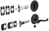 Schlage Lock Company F59-FLA-WKF-RH Flair Right Handed Interior Pack Lever Set with Single Cy, Aged 