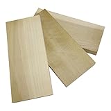 ホオ 朴 角材 180x80x15mm 3枚セット 端材 DIY クラフト 木材 札