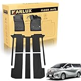 KARLUX トヨタALPHARD アルファード/ヴェルファイア 30系 7人乗り車専用の1-3列目フロアマット。3Dカーマットは防水・防滑・防汚でTPE素材製。ALPHARD アルファード/ヴェルファイア 30系 7人乗り車に最適化されたカスタム設計。 (1-3列目フロアマット)