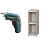 『電動ドライバー 充電式 RD110-G グリーン』と『ラック スペースユニット 幅20×奥行29×高さ60cm ホワイト/ライトメープル UB-6020』のセット