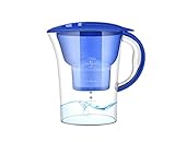 TIANLI ブリタ 浄水 ポット1.0L  ポット型 ブルー  浄水器 カートリッジ1+2個...