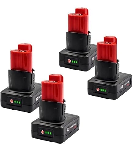 2PCS für Milwaukee M12 12V 2000mAh Lithium Ionen Lithium Ersatzakku    de