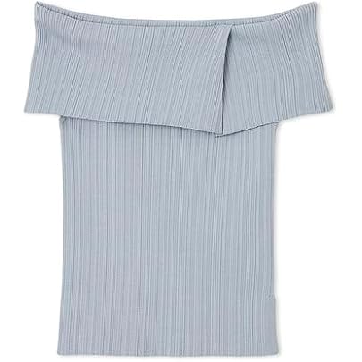 Amazon | ラッフルチュールノースリブラウス FWFB252213OWHTF | シャツ