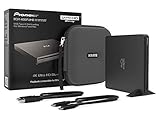 Pioneer BDR-XS07UHD 4K Blu-Rayポータブルバーナー&DVDプレーヤー - 6倍スリム外付けBDXL BD DVD & CDドライブ Windows & Mac用 3.0 USB CDプレーヤー 書き込み&読み取り/ノートパソコンまたはデスクトップ用 キャリーケース付き (ブラック)