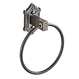 クリエイティブタオルリングアンティークブロンズタオルホルダーレトロスタイルのバスルームアクセサリー