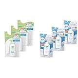 【セット買い】カウブランド 無添加 シャンプー さらさら つめかえ用 380ml 3個 + カウブランド 無添加 ボディソープ 詰替用3P