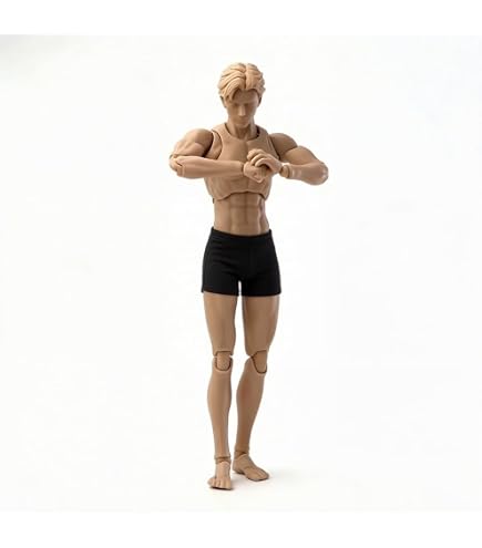 Amazon | HiPlay Mirrfig 1/12 男性 素体 細マッチョ体型 MF001 黄肌