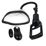 PVCクリトリスサッカーポンプ振動小さなバイブレーターカバーヴェルヴァークリトリスポンプ大人のおもちゃ女性（黒）