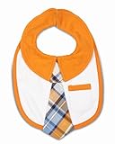 Pavilion Gift Company Baby Bib, Orange Soda, 6 by Pavilion Gift Company