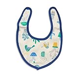 baby ampersand 鳥とサボテン柄スタイ　キナリ　90cm