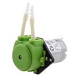 Fenteer 水族館　実験室用　24V　蠕動　液体　ミニチュアホースポンプ　水族館用投薬ポンプ　全3色 - 緑