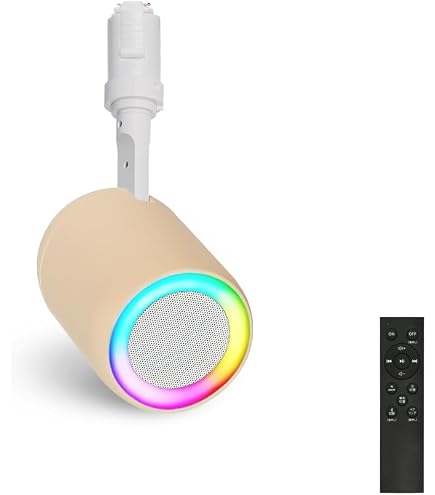 Bluetoothスピーカー 2台セット ダクトレール用（カラー：白） Amazon.co.jp: Bluetooth ダクトレール用スピーカー 12W リモコン付き
