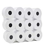 10キー追加機械/電卓ロール。 24 ROLLS ホワイト