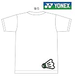 YONEX Tシャツ バドミントン【シャトル】【16200】【限定】 (ホワイト, SS)