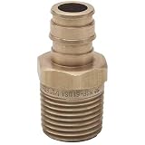 Tribal gidds-302407 1 / 2 " x 1 / 2 " Male NPT pex-aアダプタ、鉛フリー