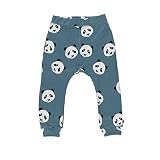 【Smafolk スマフォルク】Pants with panda face Bluestone p0000gyw